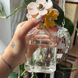 Marc Jacobs Floral Perfume Bottle with Pink and Yellow Accents